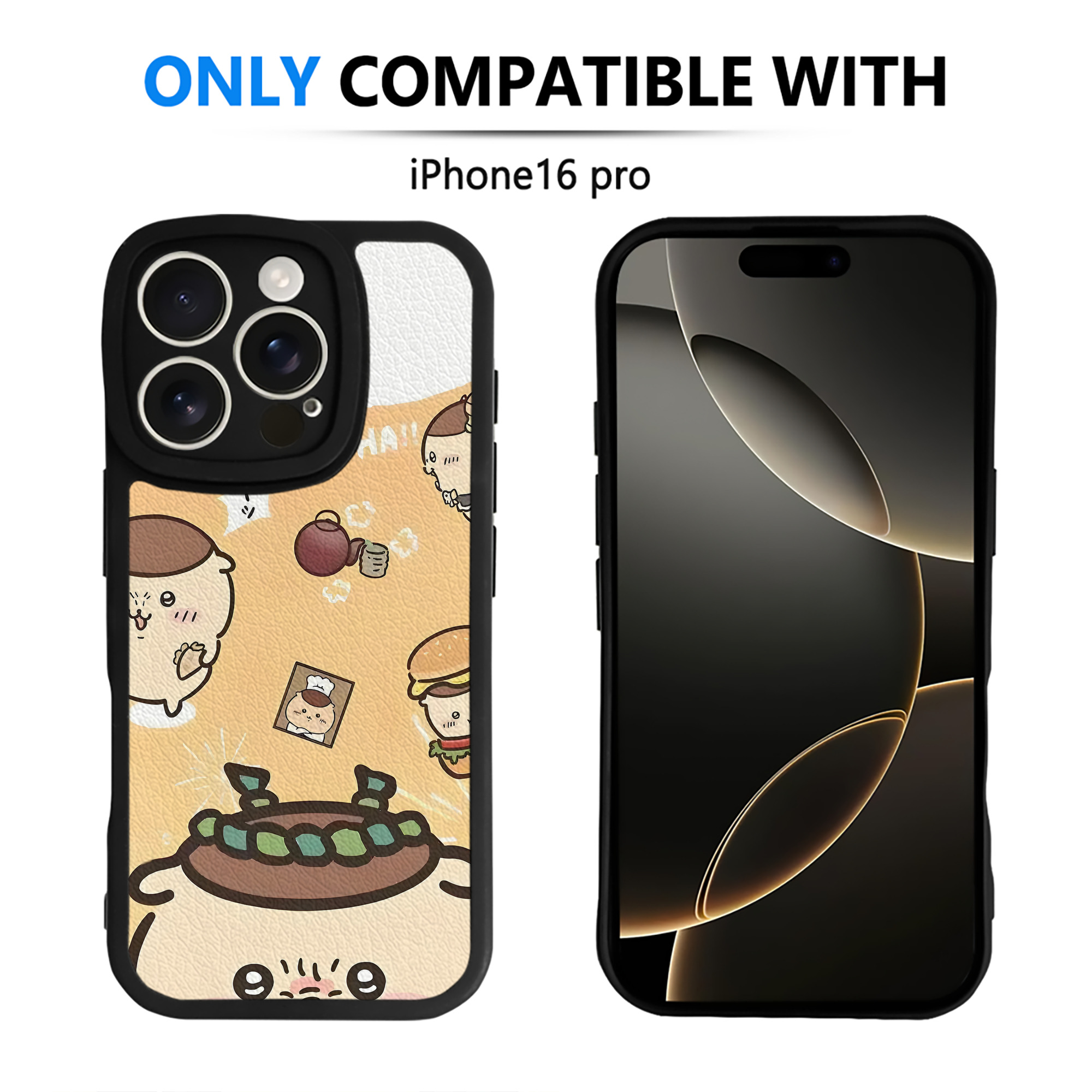 （画像用） ちいかわ Chii-kawa 【iPhone 16シリーズ対応】シリコンスマホケース（レザー調） 材質：シリコン